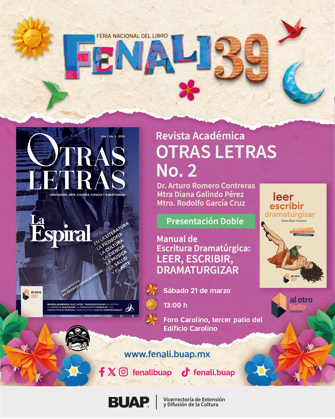 FENALI 2026: literatura, arte y ciencia en un solo lugar